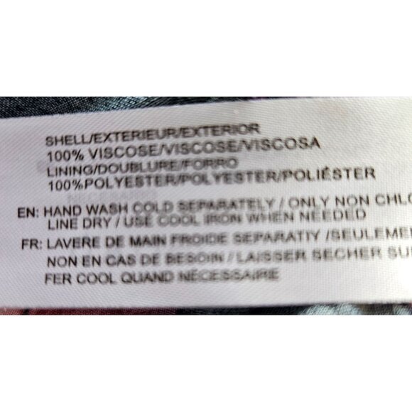 Band Of Gypsies Woman SZ L Maxi Dress Floral Layered Hem Ruffle Smocked Peasant - Picture 10 of 11